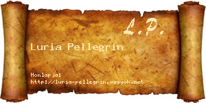 Luria Pellegrin névjegykártya
