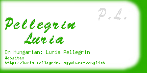 pellegrin luria business card